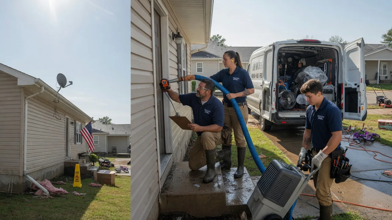 Ceiling Water Damage Restoration in Brookfield, OH near me